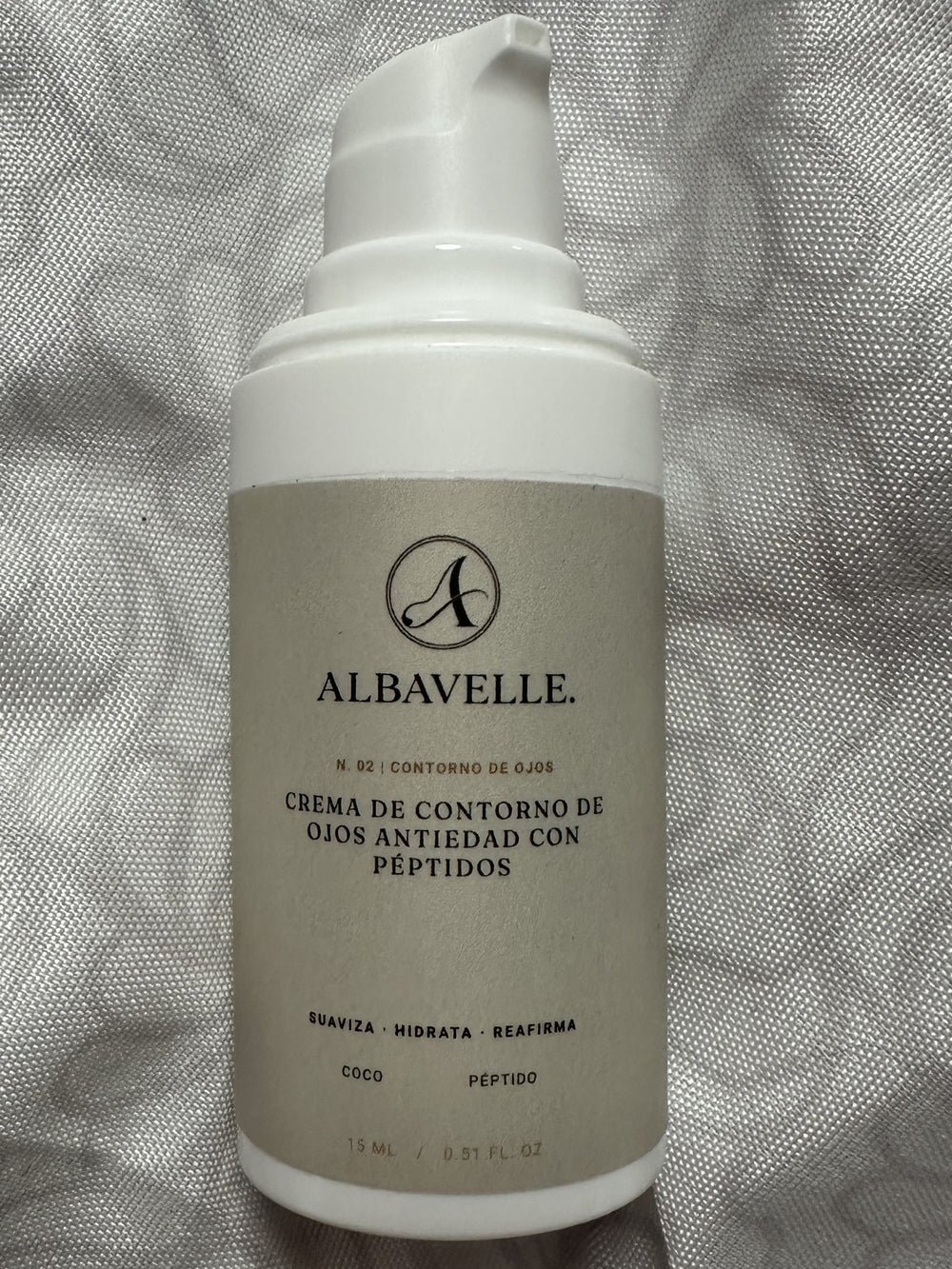 Crema de Contorno de Ojos Antiedad con Péptidos