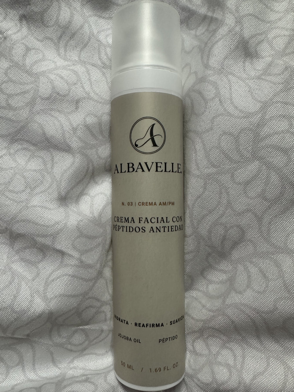 Crema Facial con Péptidos Antiedad